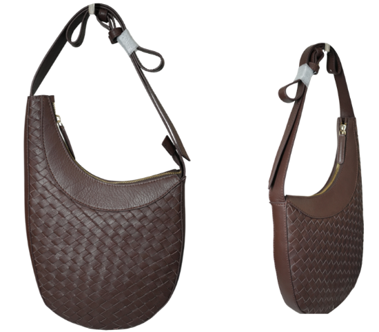 Picture of 217 Woven Leather Hobo Shoulder Bag